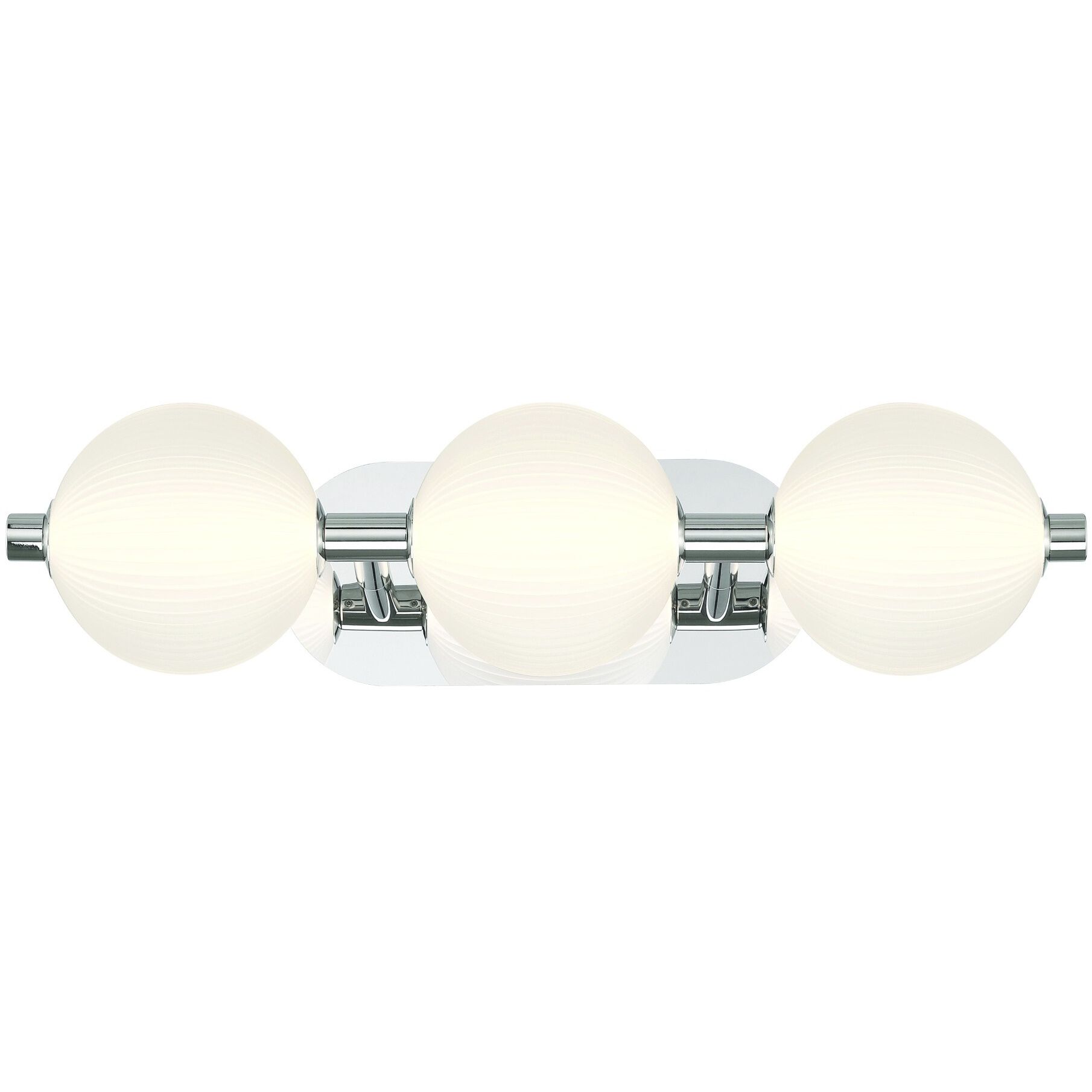 Palmas 3 Light 22.5 inch Polished Nickel Vanity Light Wall Light