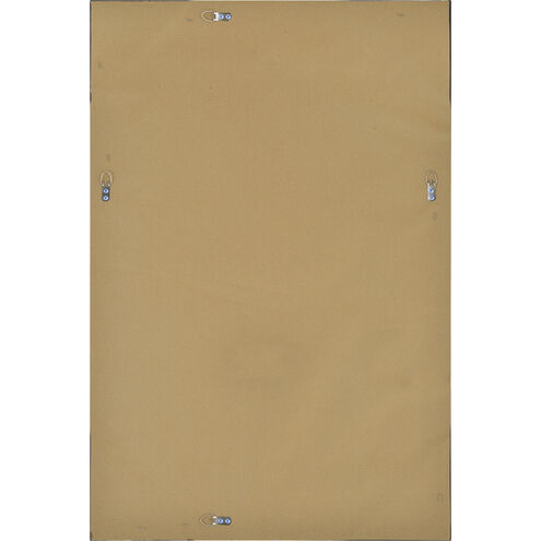 Leda 36 X 24 inch Antique Silver Wall Mirror