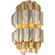 Swoon 2 Light 10 inch Antique Gold/Gold Dust Wall Sconce Wall Light, Smithsonian Collaboration