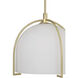 Alicante 1 Light 15.5 inch Milk White Pendant Ceiling Light