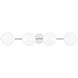 ED Ellen DeGeneres Lune 4 Light 37.38 inch Chrome Wall Bath Vanity Wall Light