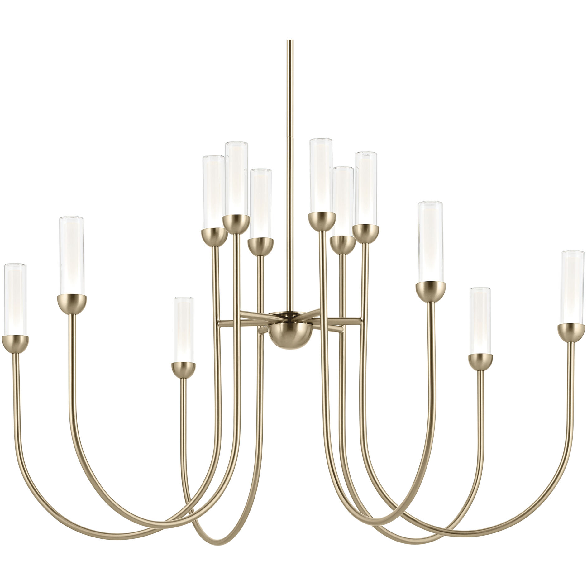 Moraine LED Champagne Bronze Chandelier Ceiling Light