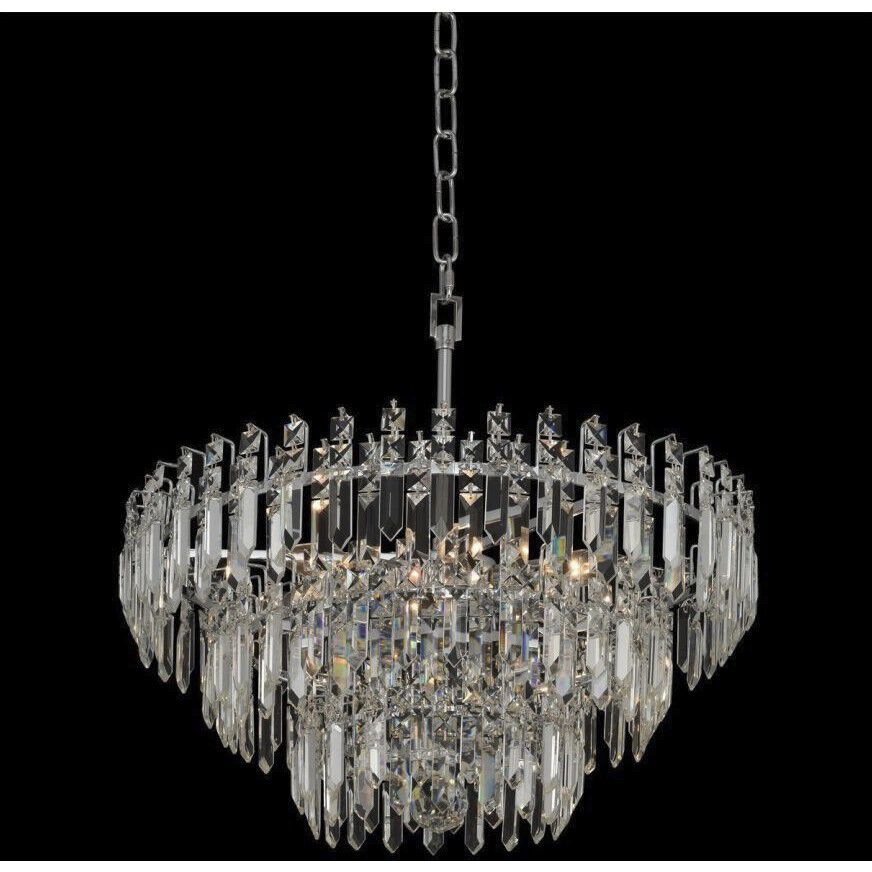 Pandoro 6 Light 21 inch Chrome Convertible Pendant Semi Flush Mount Ceiling Light