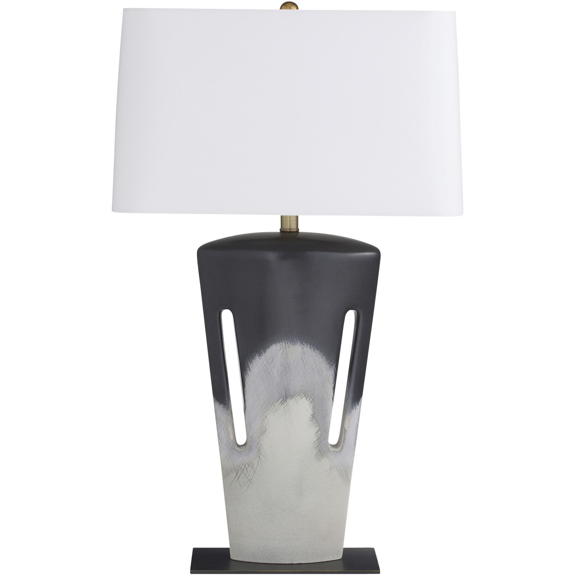 Iceland 30 inch 150.00 watt Shoreline Reactive and Bronze with Antique Brass Table Lamp Portable Light