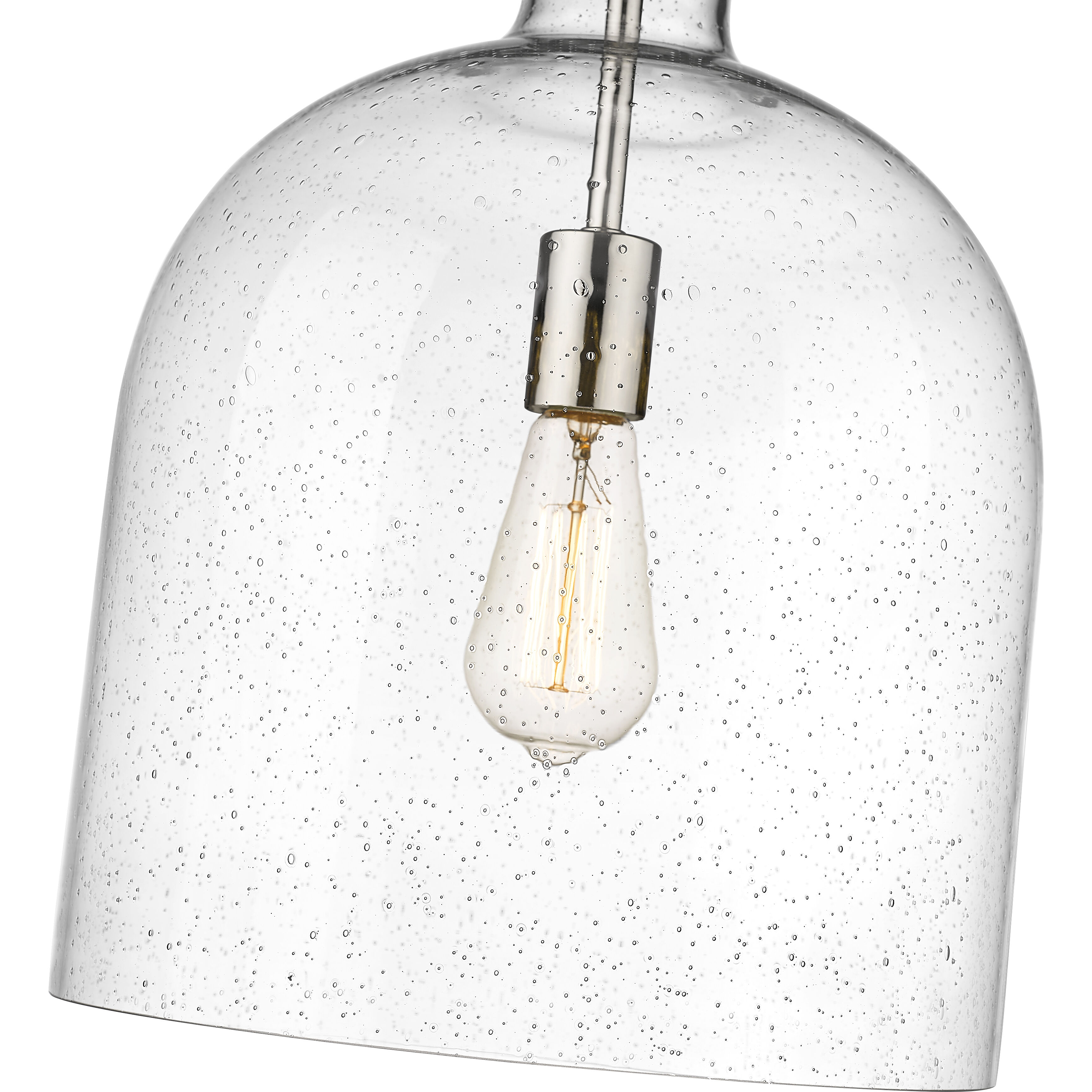 Pearson 1 Light 12 inch Polished Nickel Pendant Ceiling Light