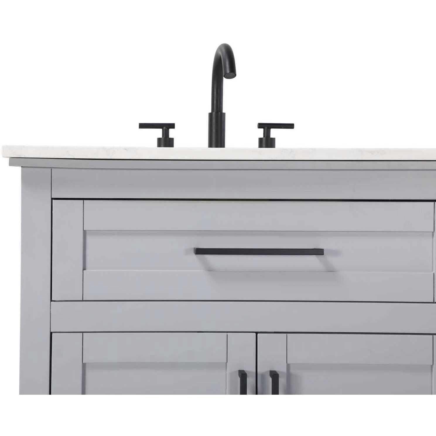 Remington 72 X 35 inch Grey Bathroom Vanity Cabinet