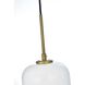 Gene 3 Light 17 inch Satin Gold Pendant Ceiling Light