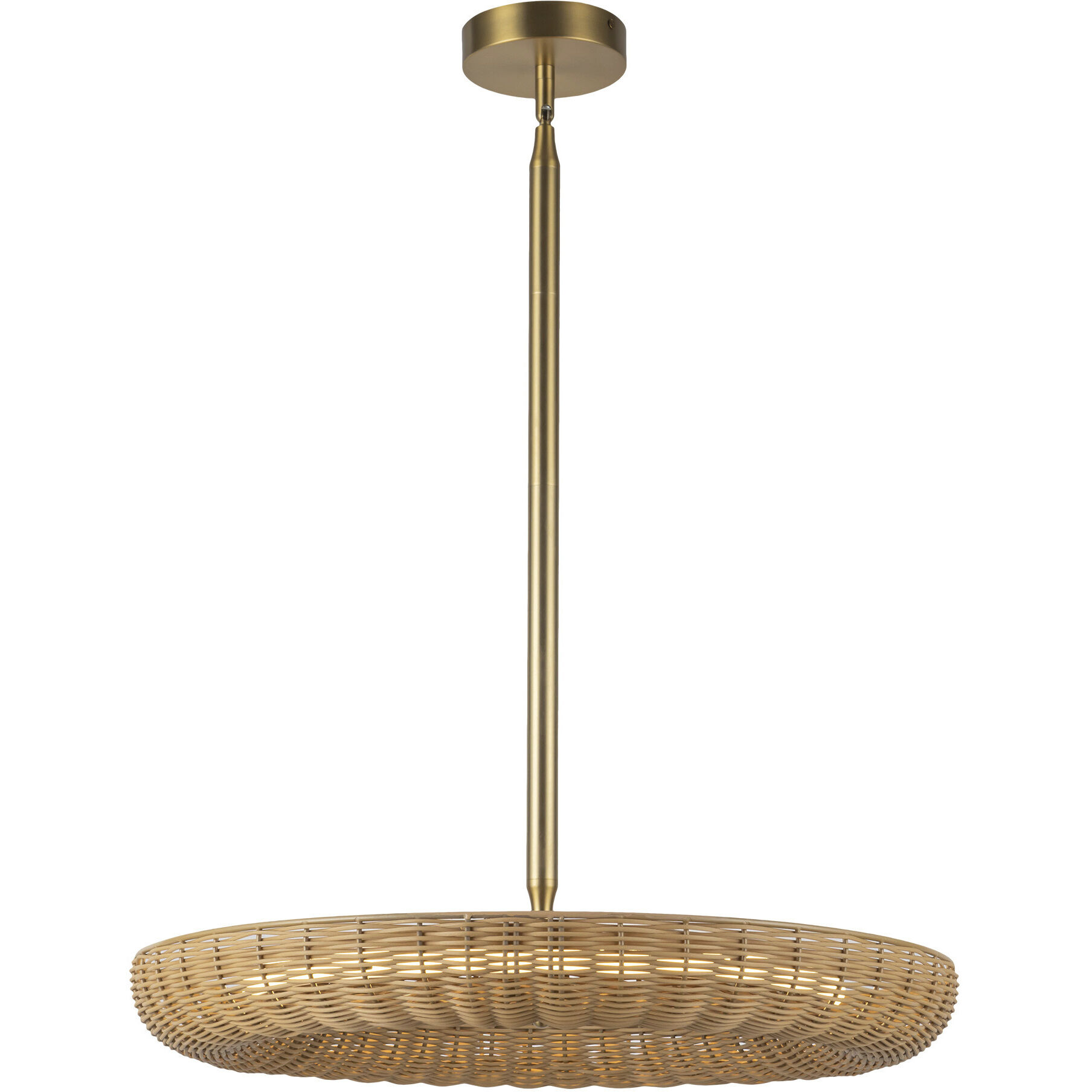 Alora Mood Maris LED 24.13 inch Brushed Gold Chandelier Ceiling Light