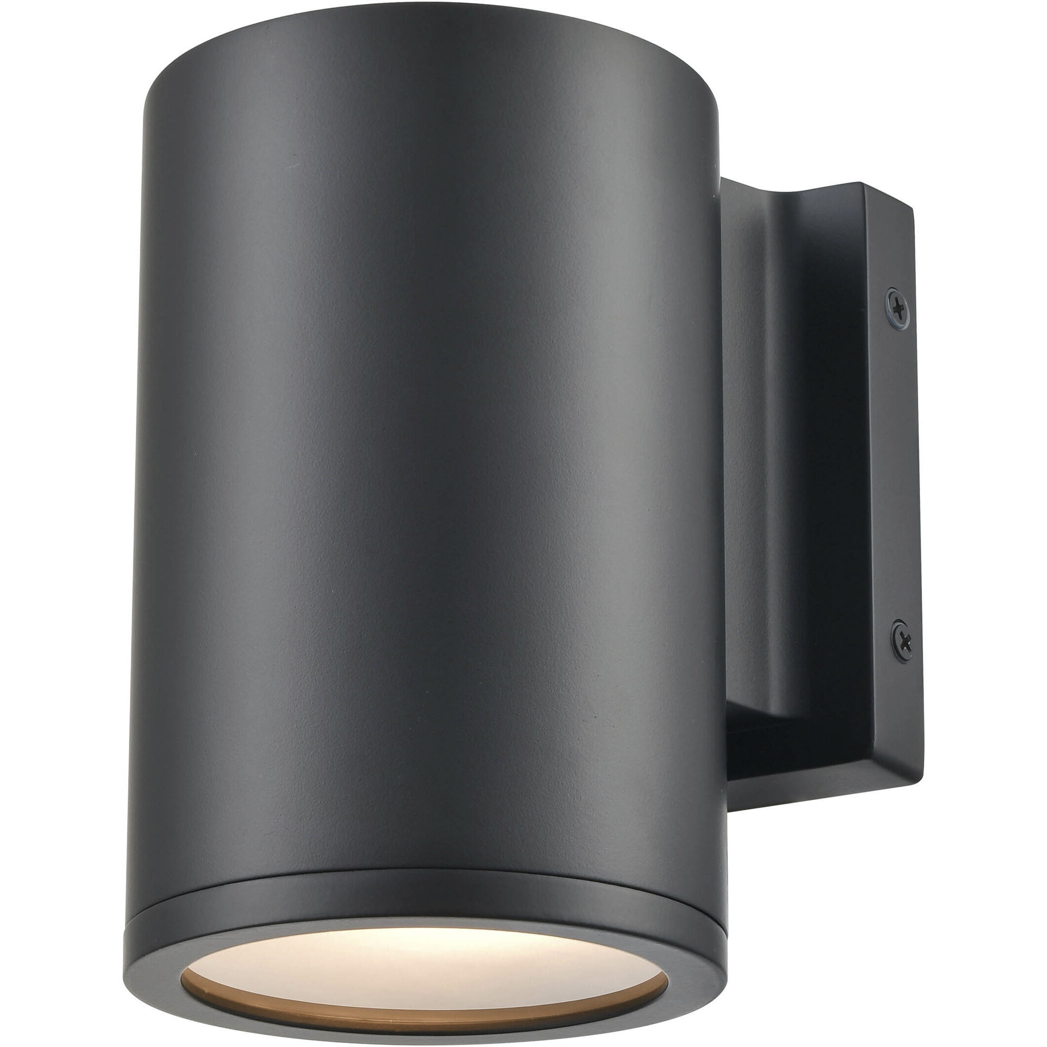 Vegas 1 Light 7 inch Matte Black Outdoor Wall Sconce