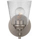 Neighborhood Drake 1 Light 6 inch Brushed Polished Nickel Wall Sconce Wall Light, Neighborhood Collection