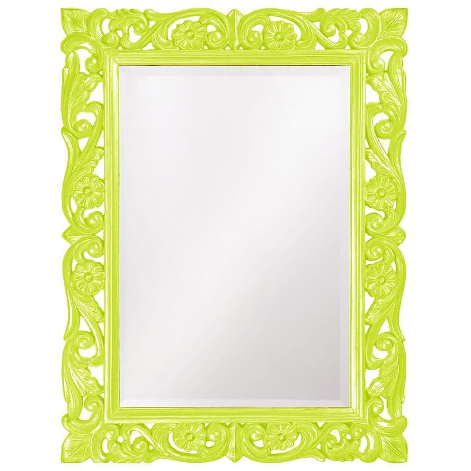 Chateau 42 X 31 inch Glossy Green Wall Mirror