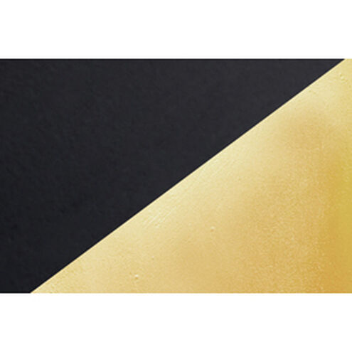 Ambiance Collection 1 Light 5.5 inch Carbon Matte Black and Champagne Gold Wall Sconce Wall Light