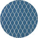 Fallon 96 X 96 inch Dark Blue, Beige Rug