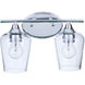 Elba 2 Light 13 inch Chrome Vanity Light Wall Light