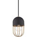 Haley 1 Light 6 inch Aged Brass Pendant Ceiling Light