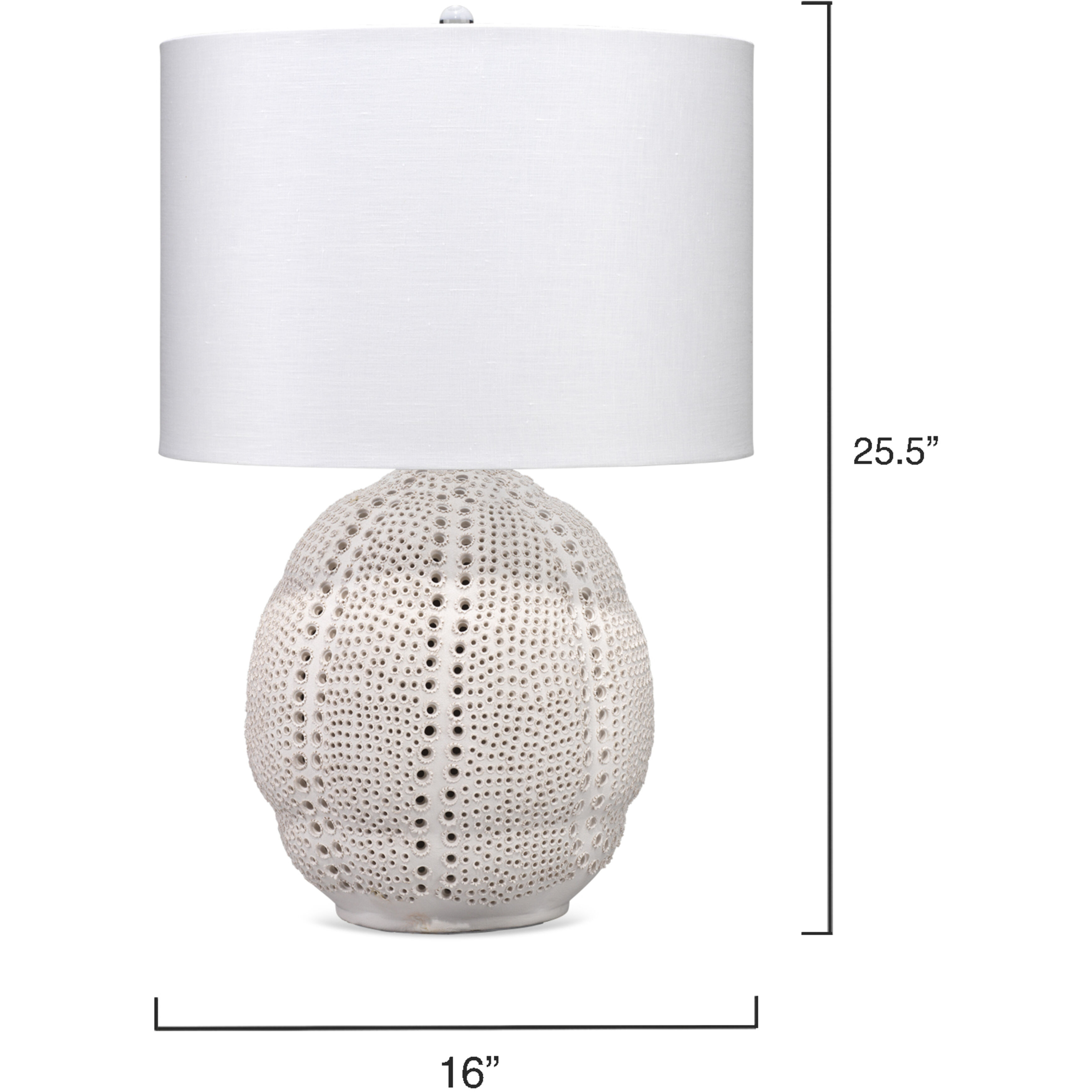 Lunar 25.5 inch 150.00 watt Matte White Porcelain Table Lamp Portable Light