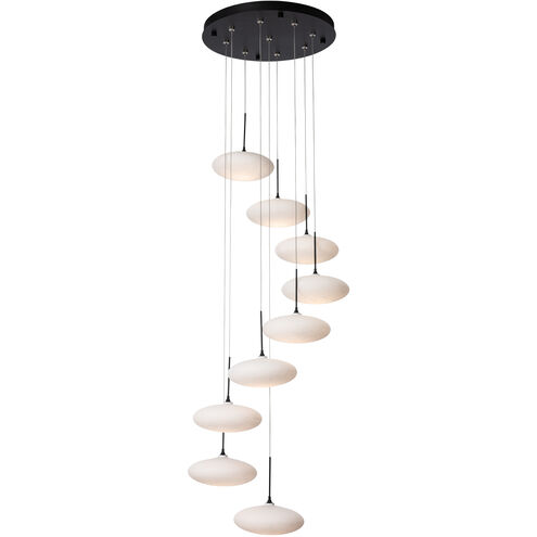 Clouds 9 Light 23.3 inch White Pendant Ceiling Light