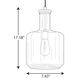 Latrobe 1 Light Brushed Nickel Pendant Ceiling Light