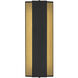 MOCO Strata LED 16 inch Black Outdoor Wall Mount Lantern