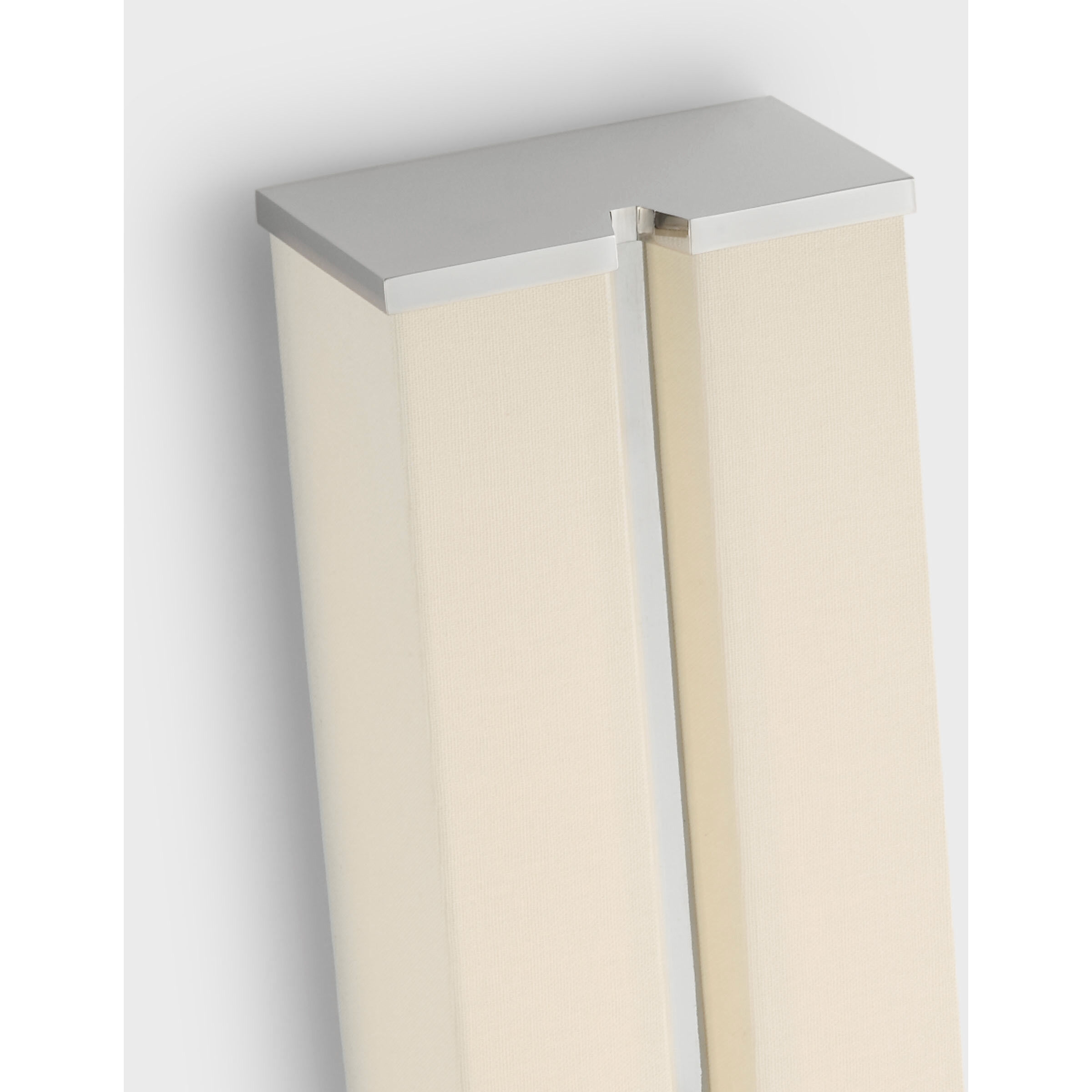 Paloma Contreras Vernet LED 5.5 inch Polished Nickel and Linen Sconce Wall Light