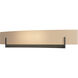Axis 2 Light 28 inch Dark Smoke Sconce Wall Light in Sand, Large