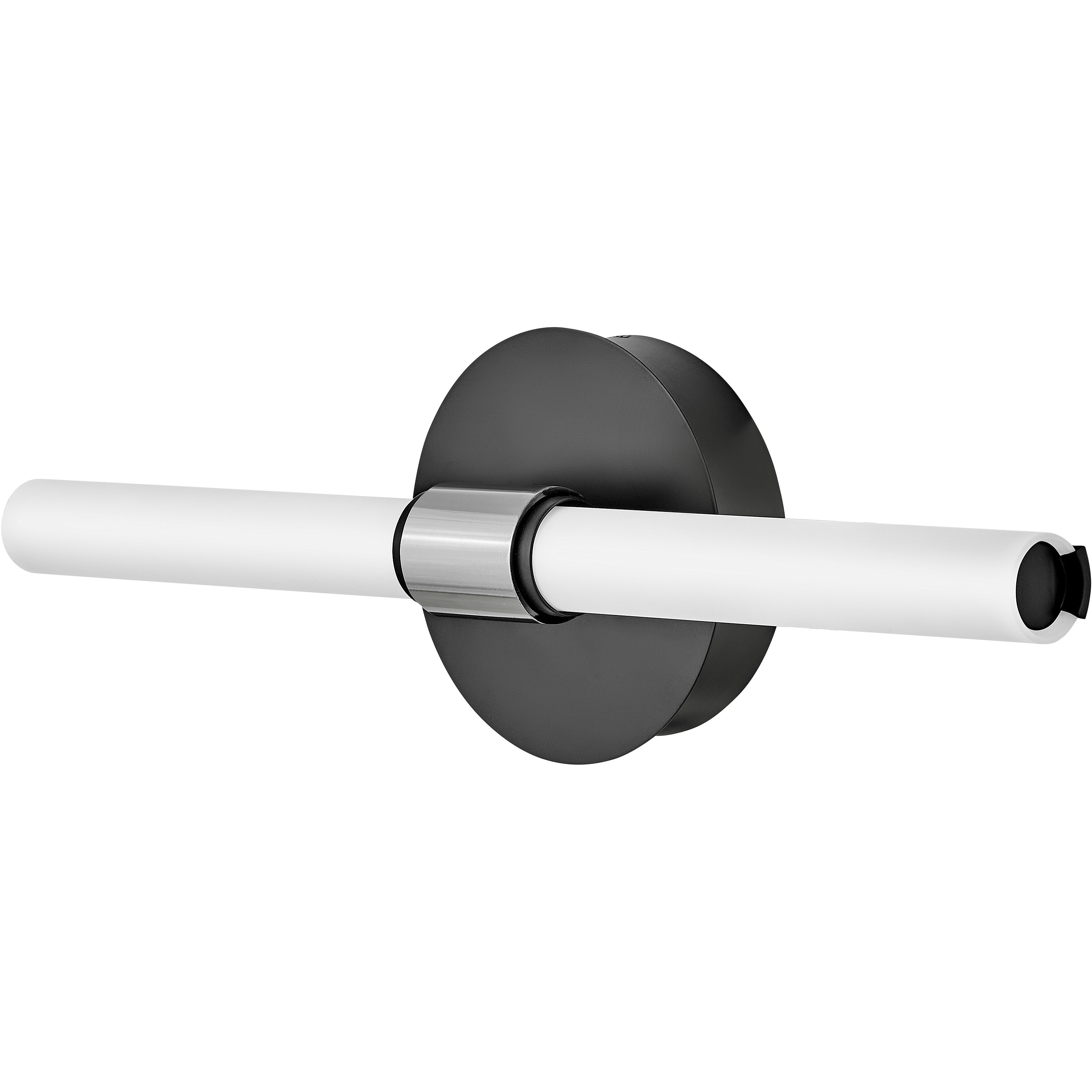 Kai LED 16.75 inch Black with Chrome accents Bath Light Wall Light, Linear