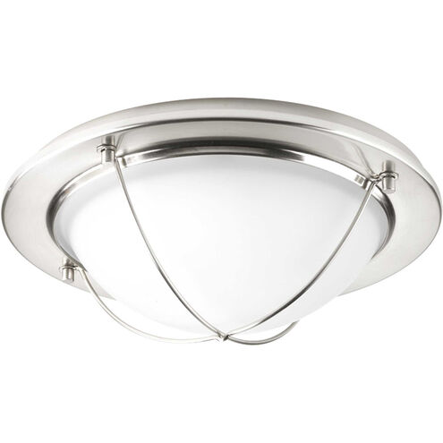 Portal LED LED 11 inch Brushed Nickel Flush Mount Ceiling Light, Progress LED