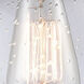 Aditi Large Beacon LED 8 inch Oil Rubbed Bronze Flush Mount Ceiling Light in Seedy Glass, Aditi