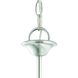 Bella 1 Light 7.25 inch Brushed Nickel Mini Pendant Ceiling Light