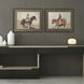 Animals Rust and Gray and Green and Brown Framed Art