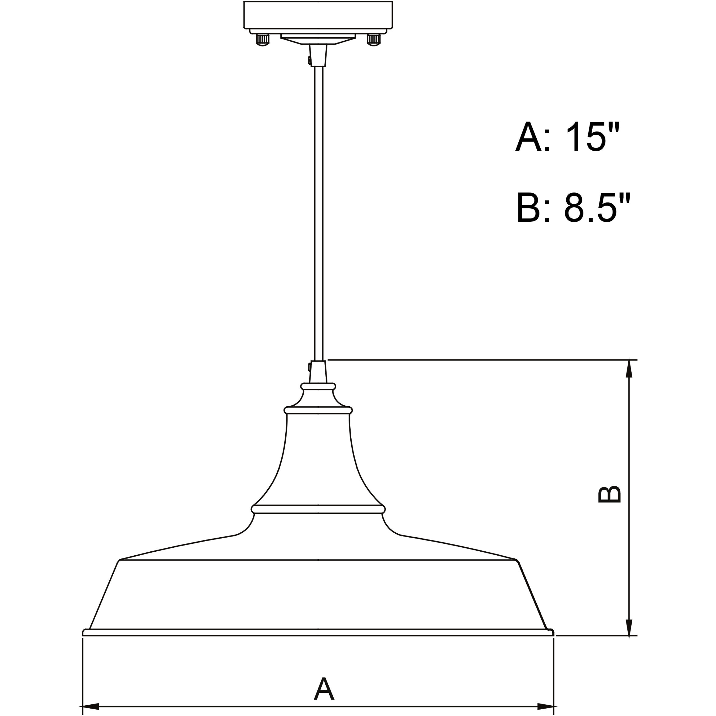 Dorado LED 15 inch Dark Bronze and Light Gold Outdoor Pendant