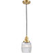Franklin Restoration Colton 1 Light 6 inch Satin Gold Mini Pendant Ceiling Light