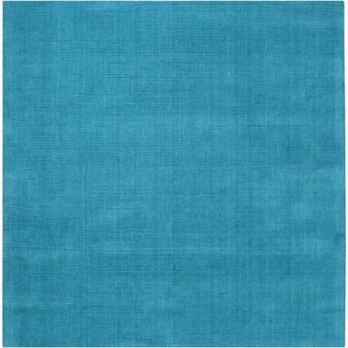 Mystique 117 X 117 inch Bright Blue Rugs, Wool