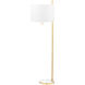 Remsen 32 inch 75.00 watt Aged Brass Floor Lamp Portable Light