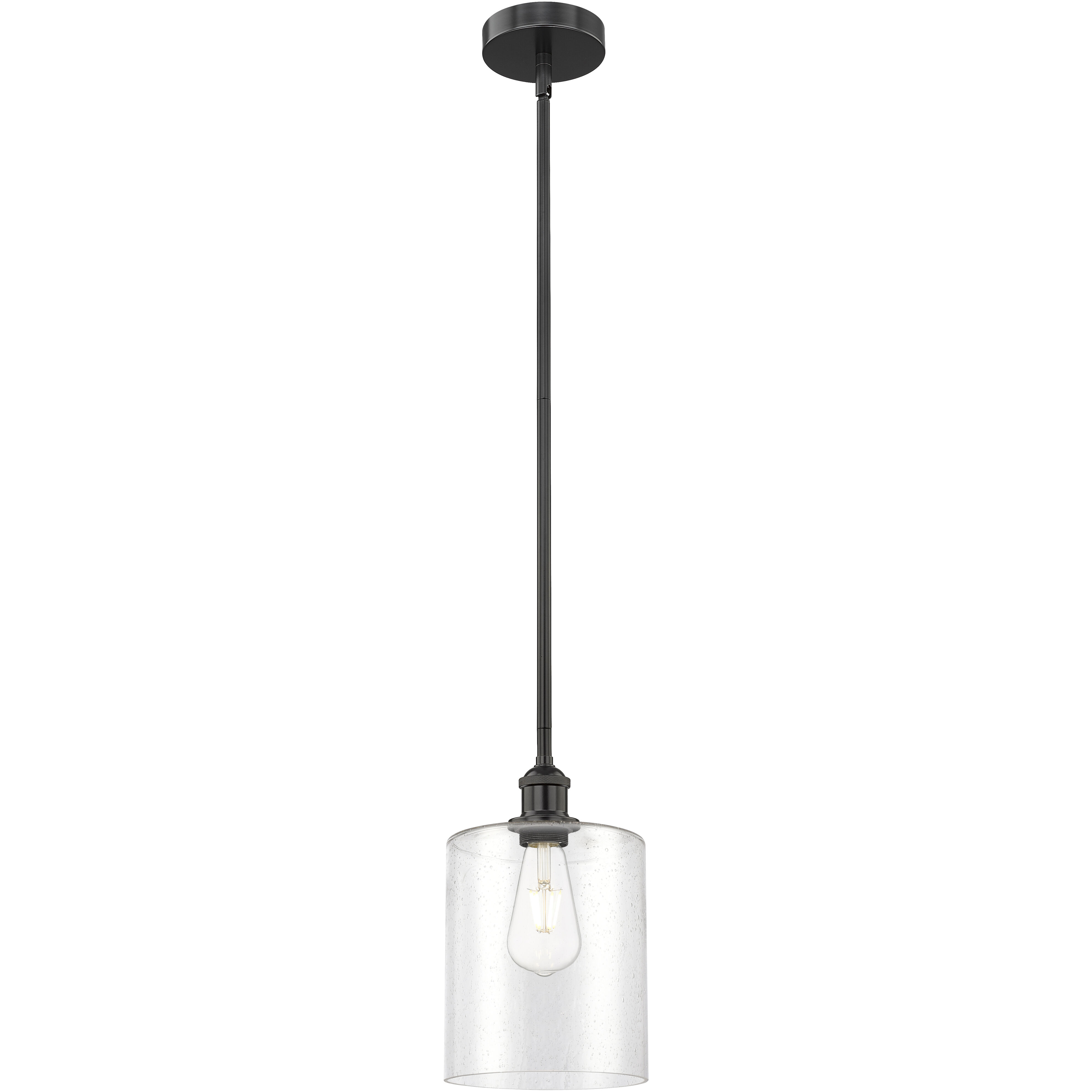 Paladin 1 Light 7.13 inch Matte Black Mini Pendant Ceiling Light
