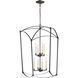 Sean Lavin Thayer 8 Light 24 inch Smith Steel Lantern Chandelier Ceiling Light