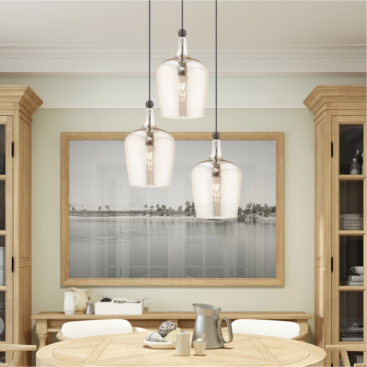 超格安価格 Glass Art 41226-92 Lighting Livex 1 English inch 9 Light シャンデリア