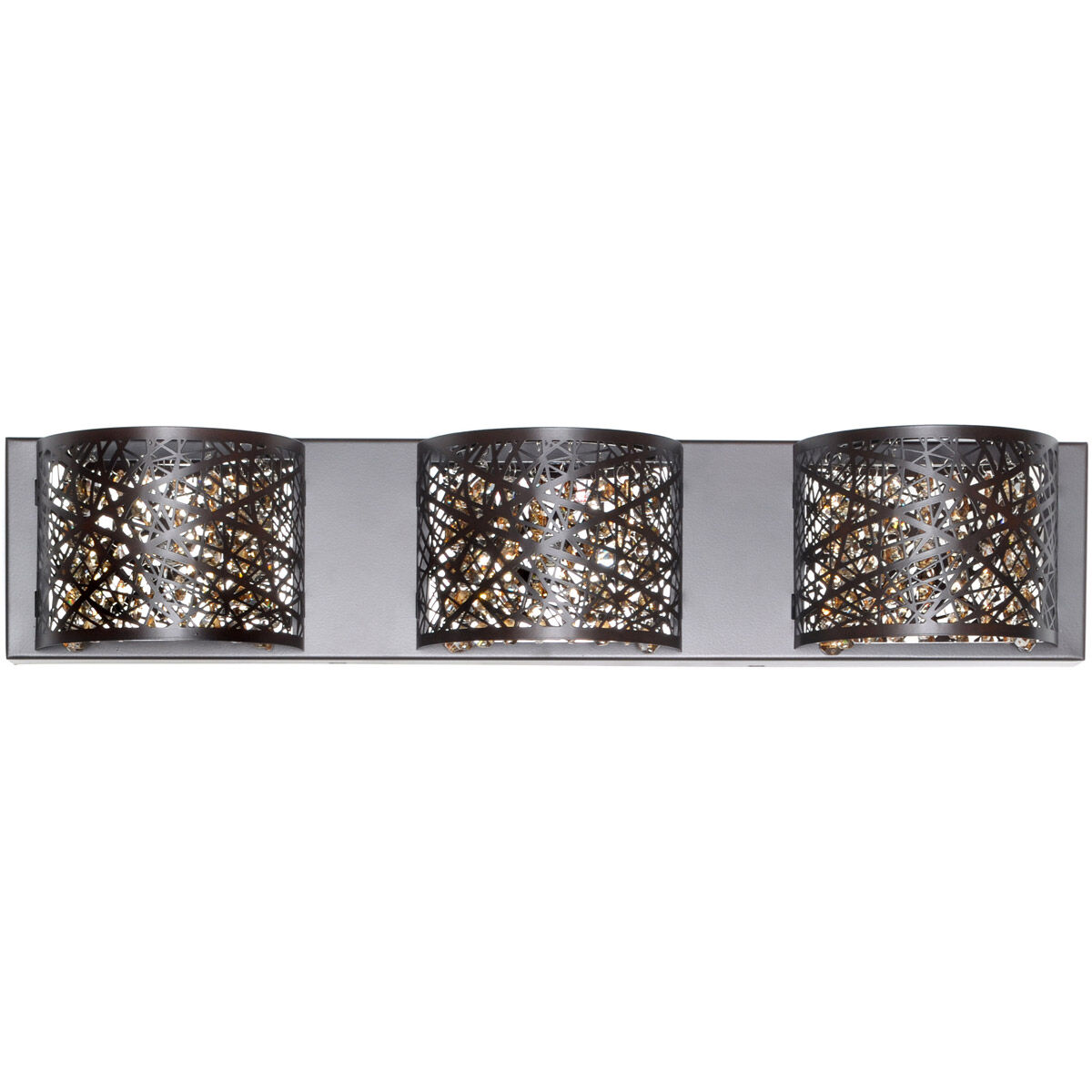 Inca 3 Light 24 inch Bronze Bath Vanity Light Wall Light