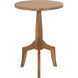 Atomic Teak 29 X 20 inch Clear Coat Semi-Gloss Accent Table