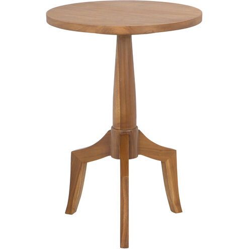 Atomic Teak 29 X 20 inch Clear Coat Semi-Gloss Accent Table