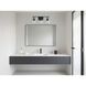 Mansfield 3 Light 24 inch Matte Black Vanity Light Wall Light