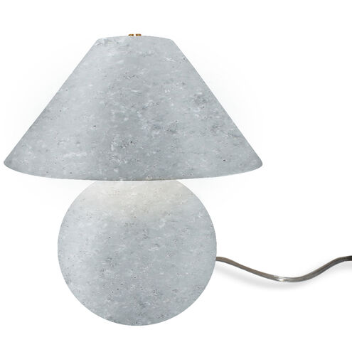 Avola 16.75 inch 120.00 watt Concrete and Brushed Brass Portable Lamp Portable Light