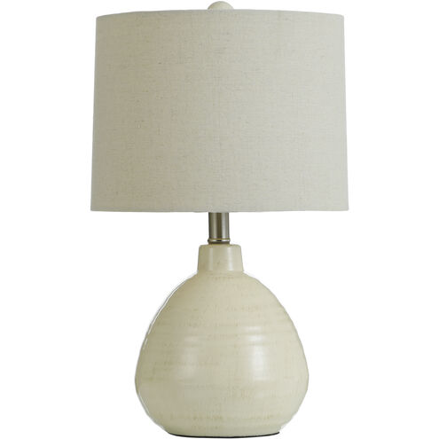 Cameron 21.5 inch 60 watt Vanilla Milkshake Table Lamp Portable Light