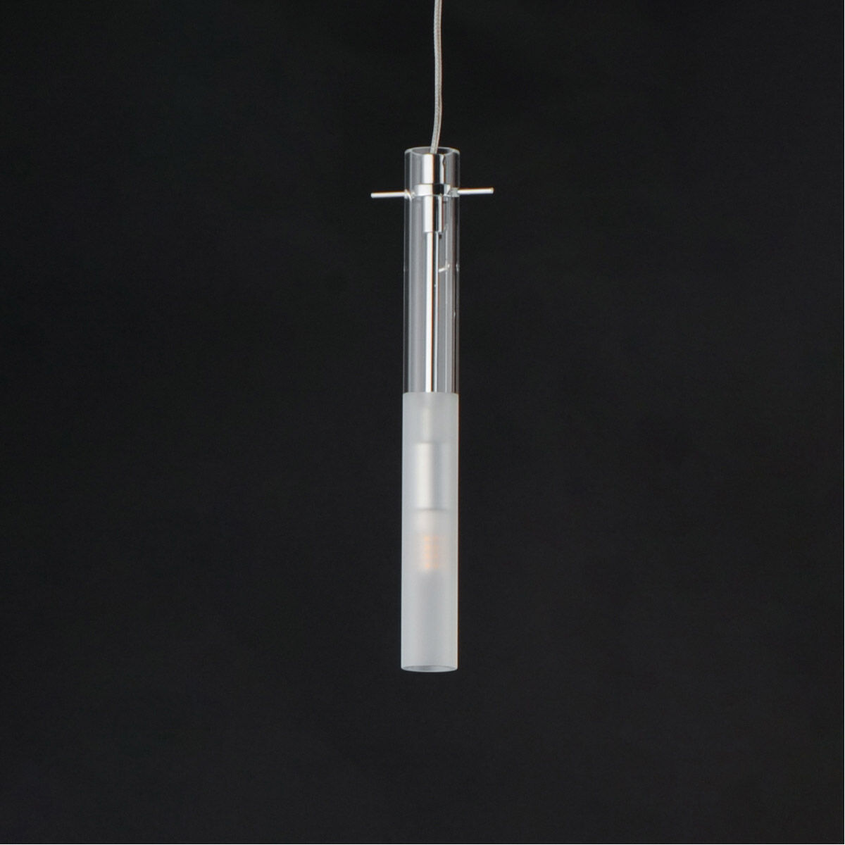 Pipette LED 1.25 inch Polished Chrome Single Pendant Ceiling Light