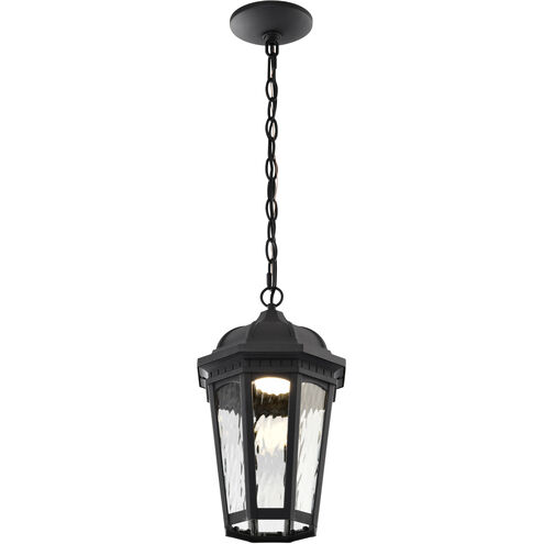 East River LED 8.25 inch Matte Black Outdoor Hanging Fixture