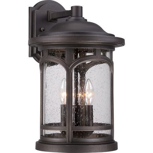 Marblehead 3 Light 18 inch Palladian Bronze Outdoor Wall
