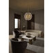 Maya 12 Light 30 inch Unlacquered Brass Chandelier Ceiling Light in Clear