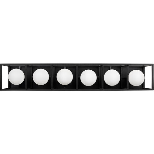 Plaza LED 28.38 inch Carbon and Havana Gold Bath Vanity Wall Light
