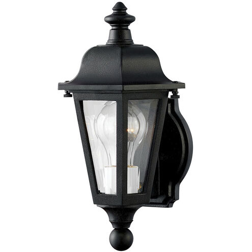 Estate Series Manor House LED 13 inch Black Outdoor Wall Mount Lantern