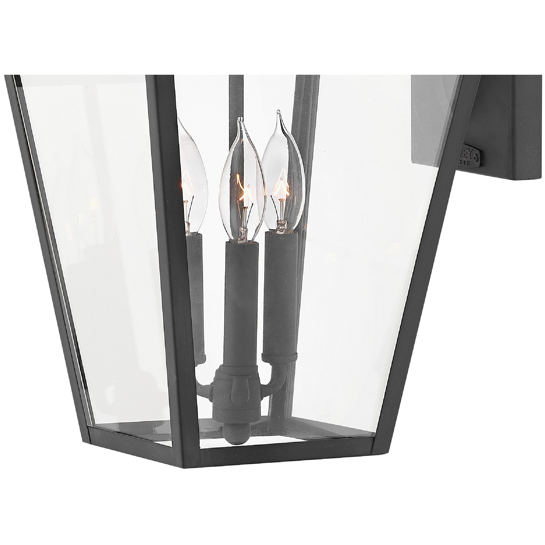 Estate Series Alford Place LED 21 inch Museum Black Outdoor Wall Mount Lantern, Large